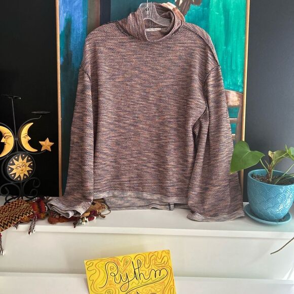 We The Free Multicolor Long Sleeve Top Bell Sleeve M - Picture 1 of 16